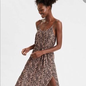 American Eagle leopard print dress